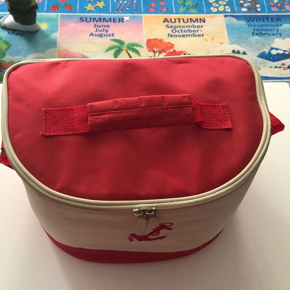 🎀🤍 Nautical Anchor Cooler Bag - Picture 5 of 8